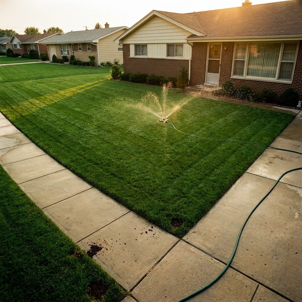 That Wall-to-Wall Kentucky Bluegrass Lawn Where Not a Single Wildflower Dared to Grow