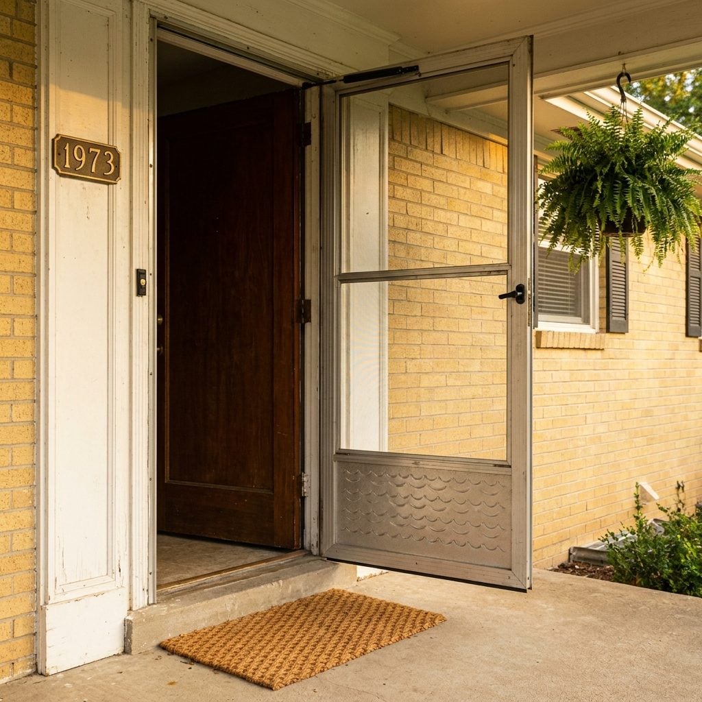 The Aluminum Screen Door That Announced Every Arrival With a Satisfying Slam