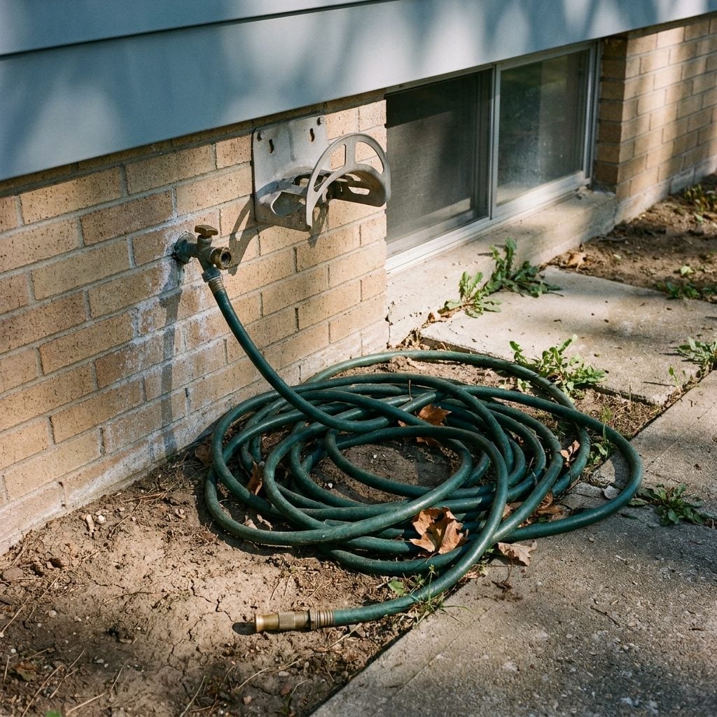 That Coiled Green Garden Hose That Was Never, Not Once, Properly Wound