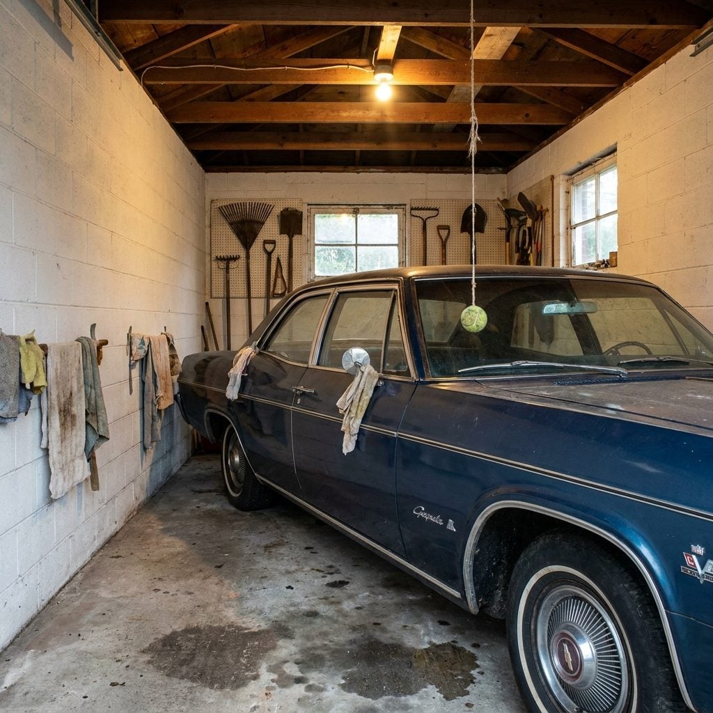 The Single-Car Garage Where Your Dad's Impala Barely Fit with Both Mirrors Intact