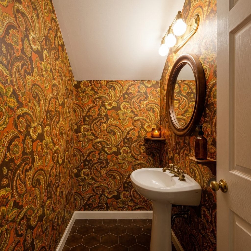 Wallpaper So Busy It Could Trigger a Migraine Before You Found the Light Switch