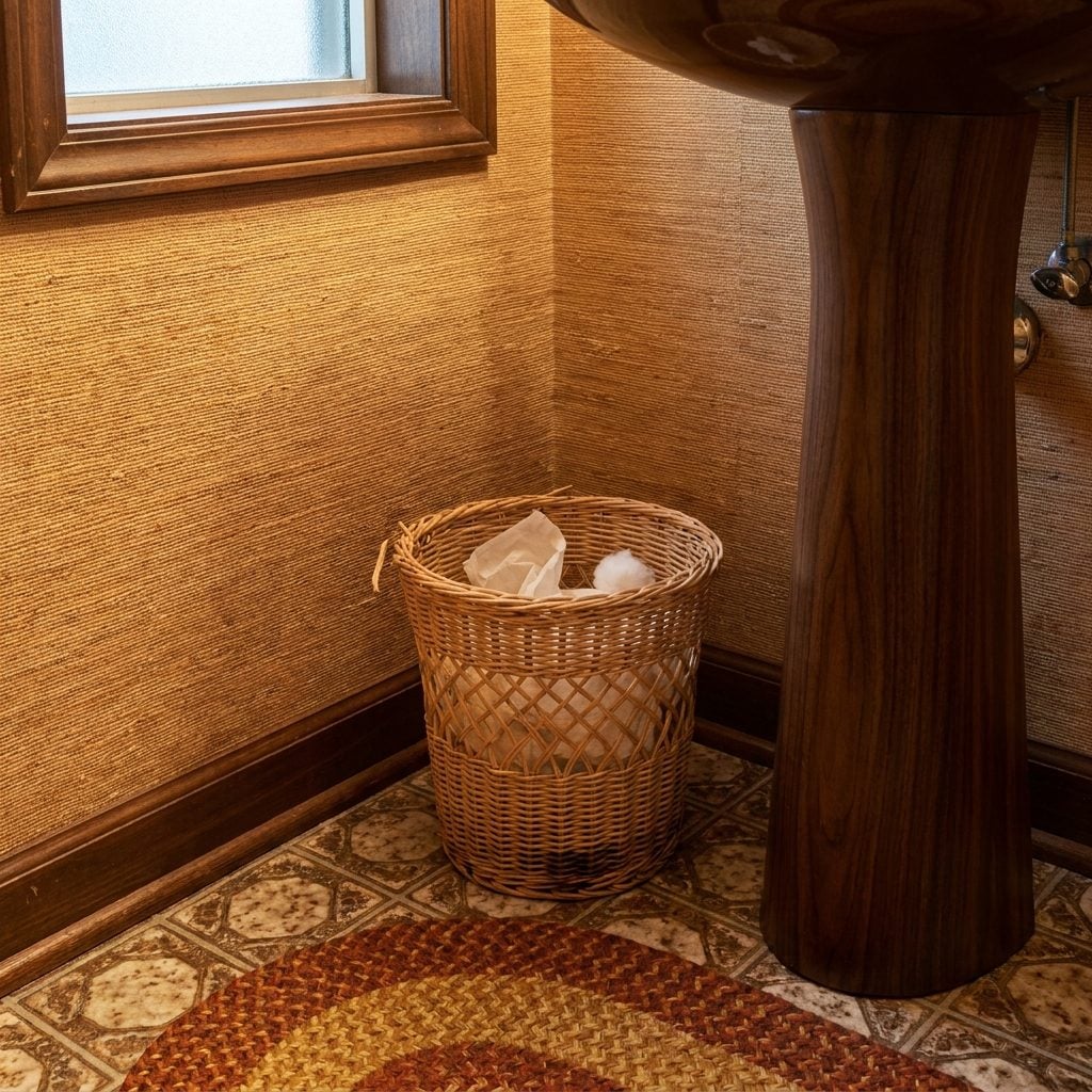 The Wicker Wastebasket That Was Somehow Both Decorative and Completely Useless