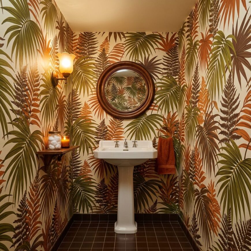 41 Powder Room Features from the 1970s We All Just Accepted Like It Was ...