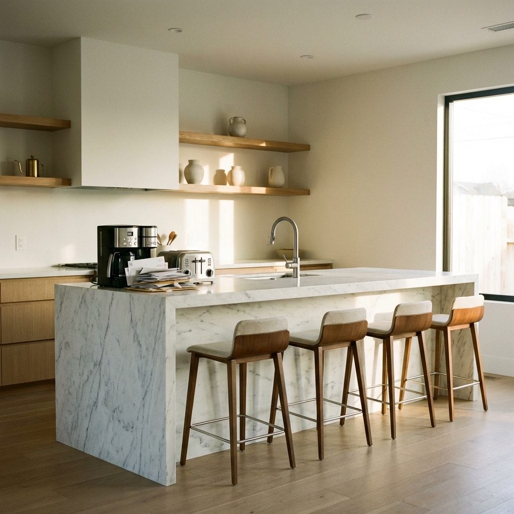 You Have a Statement Island and Nowhere to Actually Put Anything