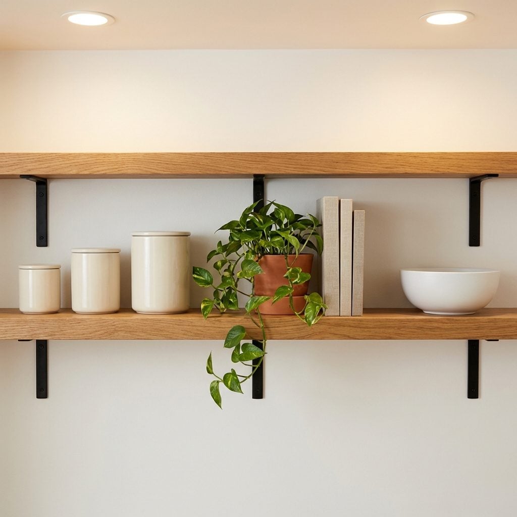 Open Shelving That's All Sculpture, No Storage