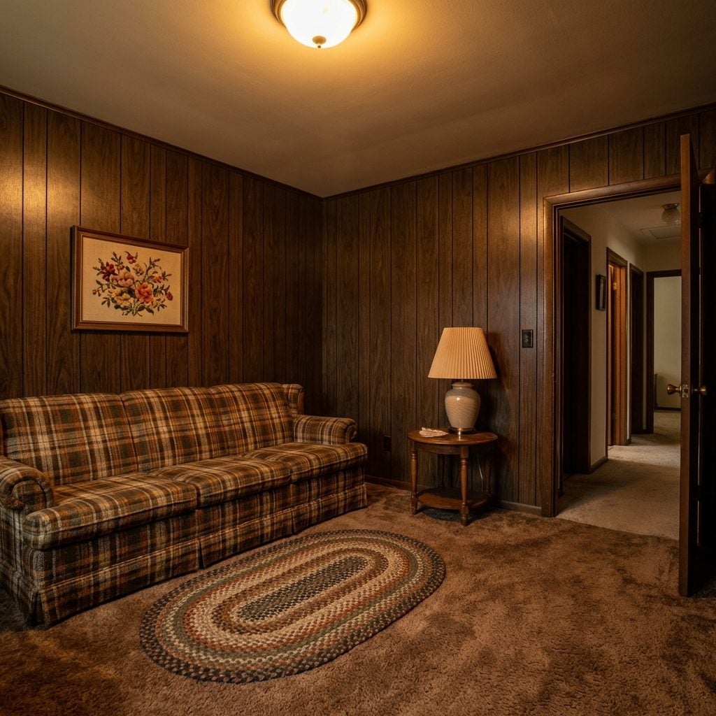 Wood-Paneled Walls in At Least One Room