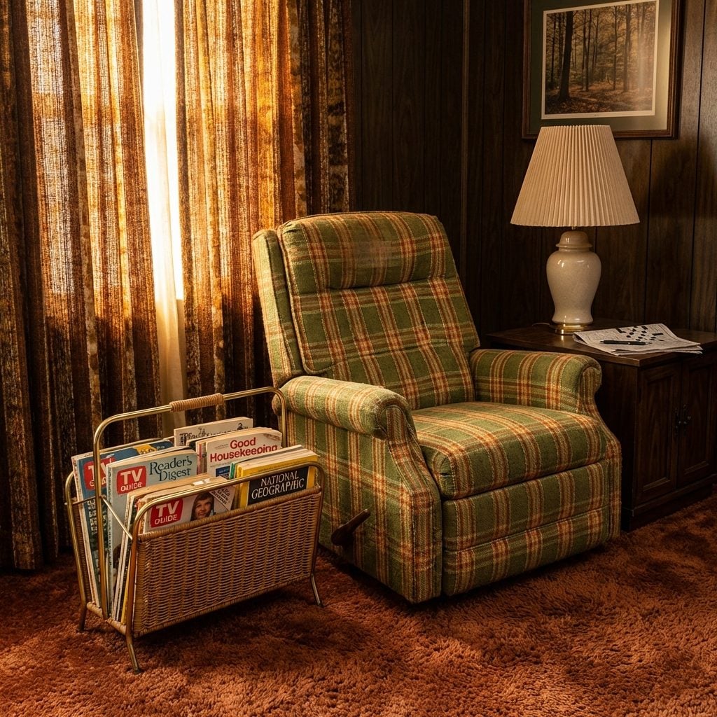The Magazine Rack Overflowing with TV Guide, Reader's Digest, and Good Housekeeping