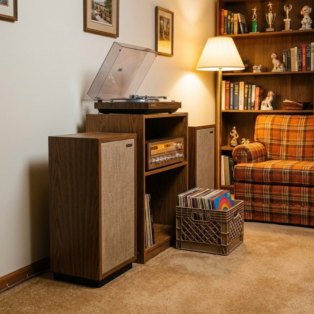The Stereo Console with Speakers the Size of Small Children