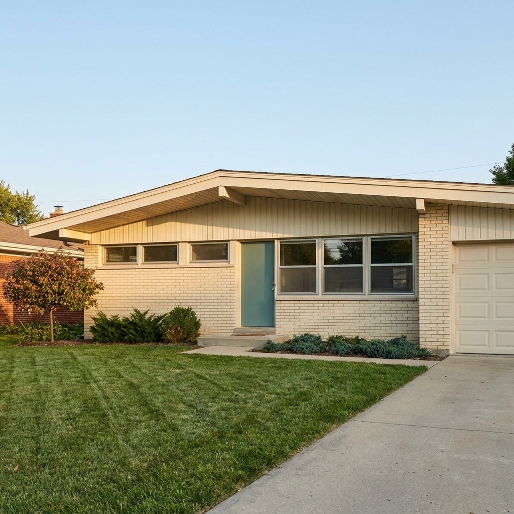 That Low-Profile Roof Overhang That Made the Whole House Hug the Ground
