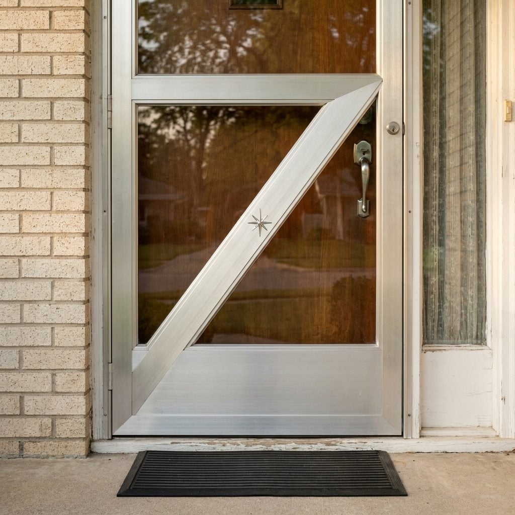 The Aluminum Storm Door With That Iconic 