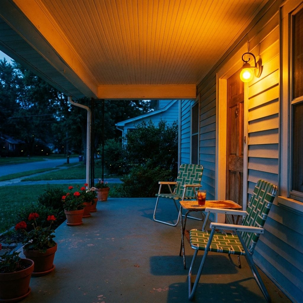 Yellow Bug Light Bulbs That Turned Every Summer Porch Into a Warm Amber Cave