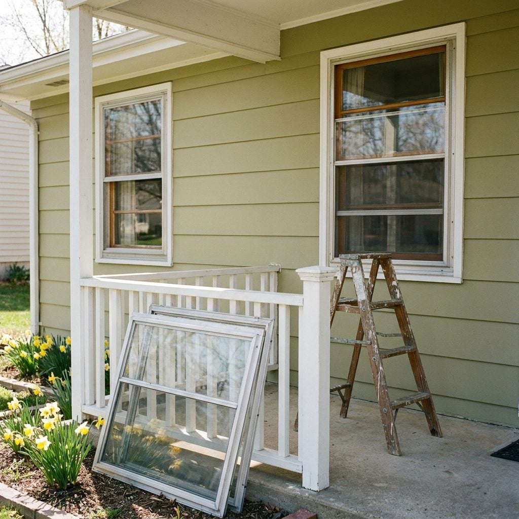Seasonal Storm Windows and Screens You Could Hear Being Swapped Out Every Spring and Fall