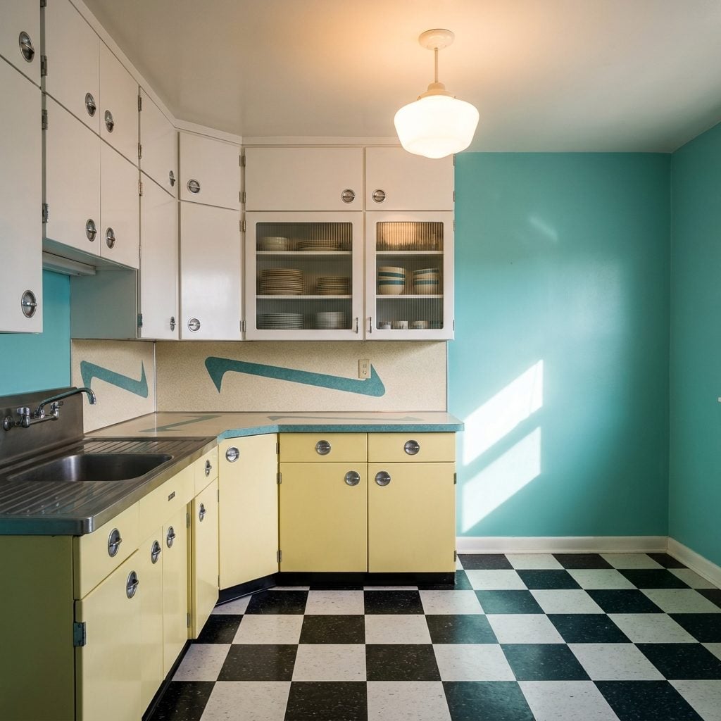 Steel Kitchen Cabinets by Youngstown and St. Charles That Never Warped, Ever