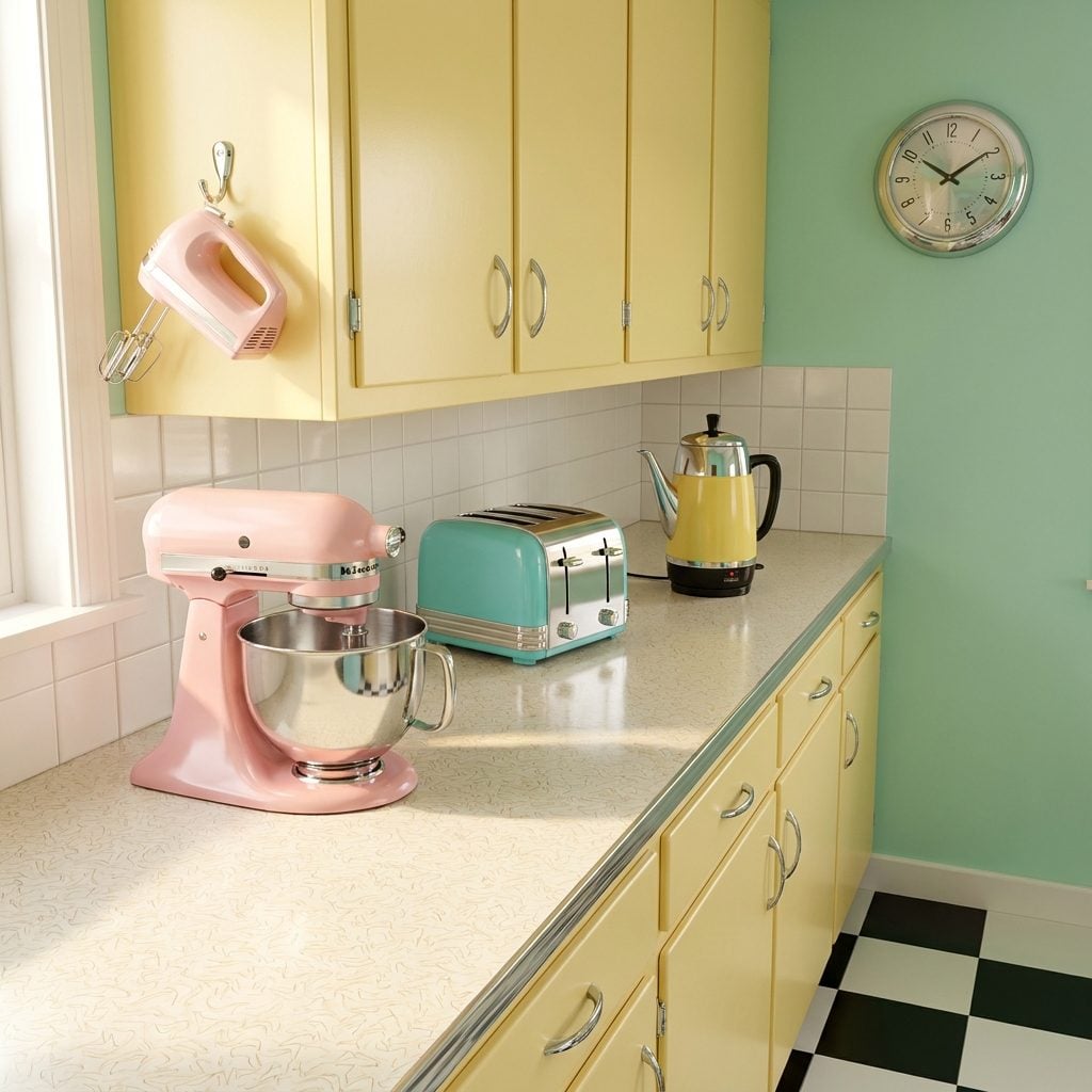 Pastel-Colored Appliances That Made Pink and Turquoise Feel Completely Rational