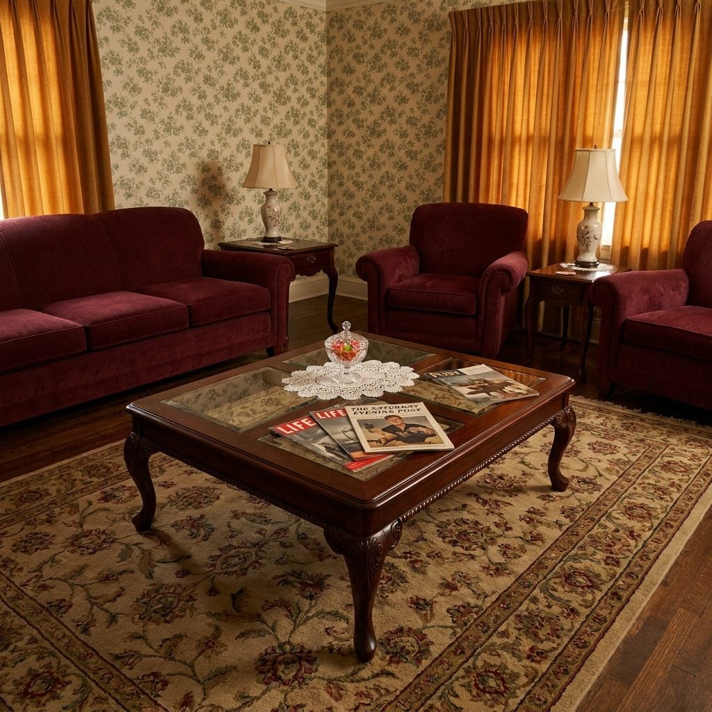 Mahogany Coffee Tables With Cabriole Legs or a Glass Top Insert