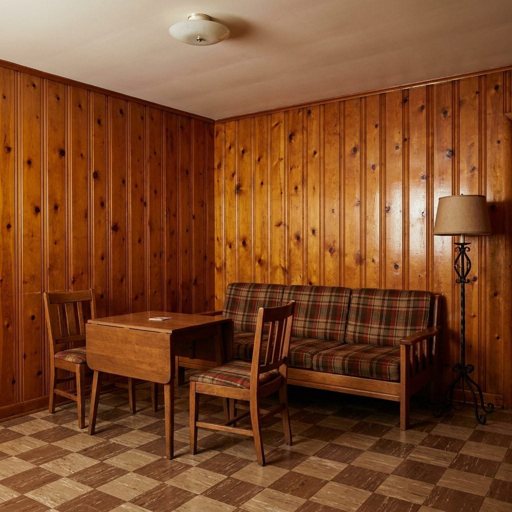 Knotty Pine Paneling That Made Every Room Feel Like a Hunting Lodge