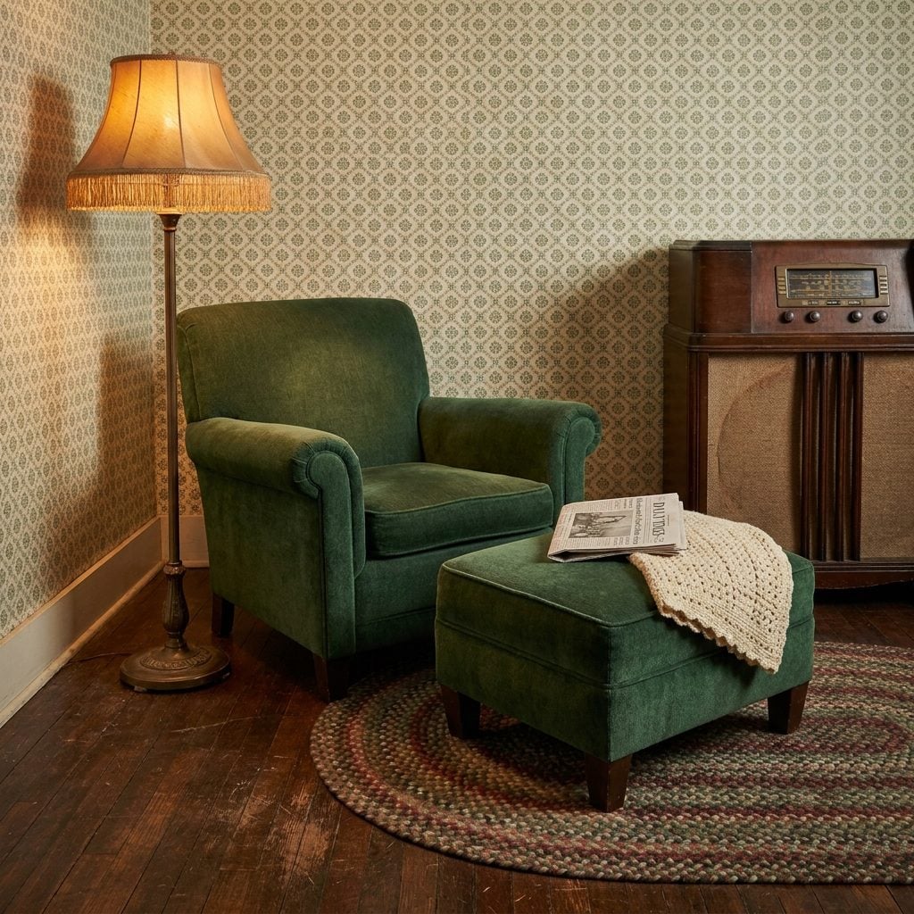 The Matching Ottoman That Came With Every Armchair