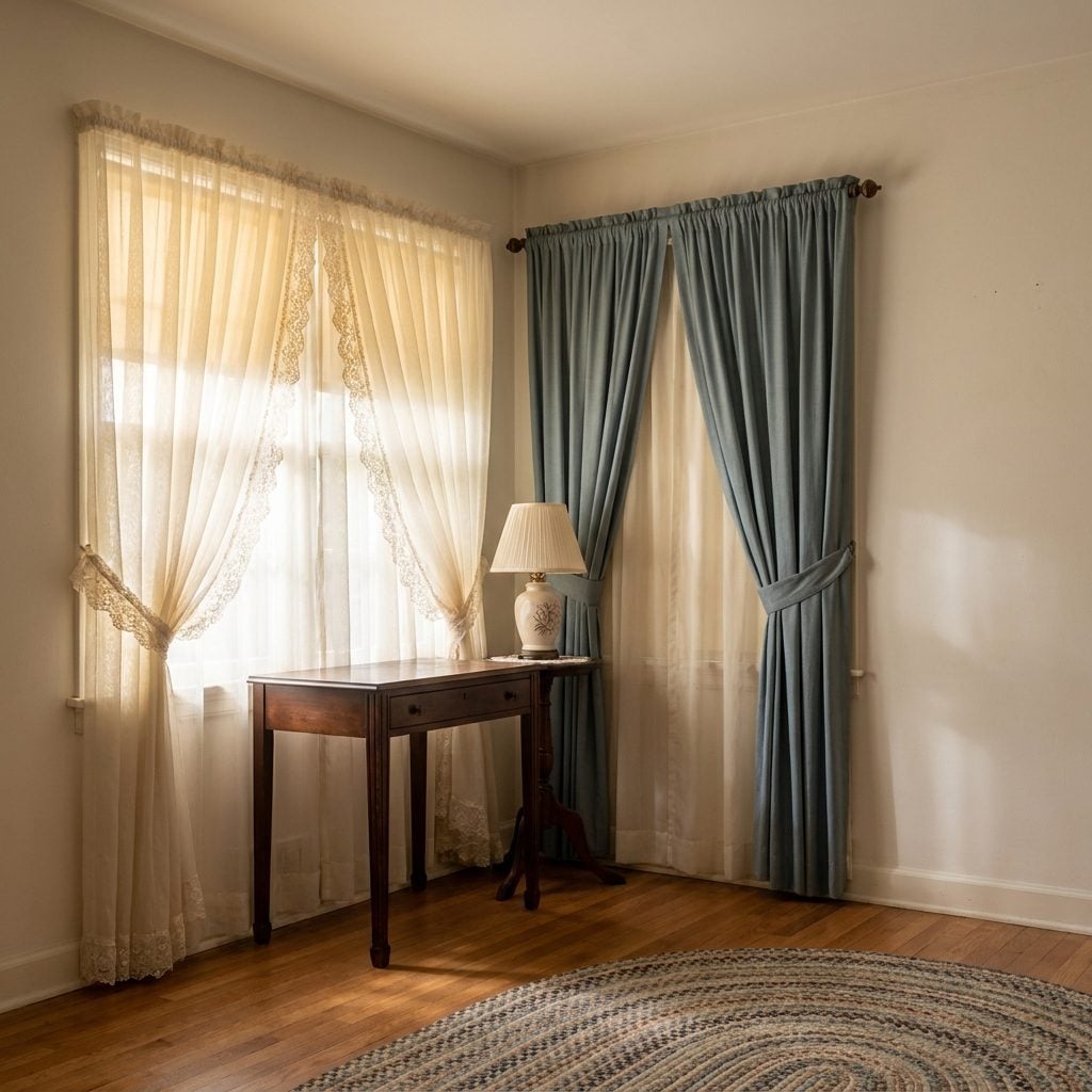 Sheer Curtains That Lived Underneath the Real Curtains