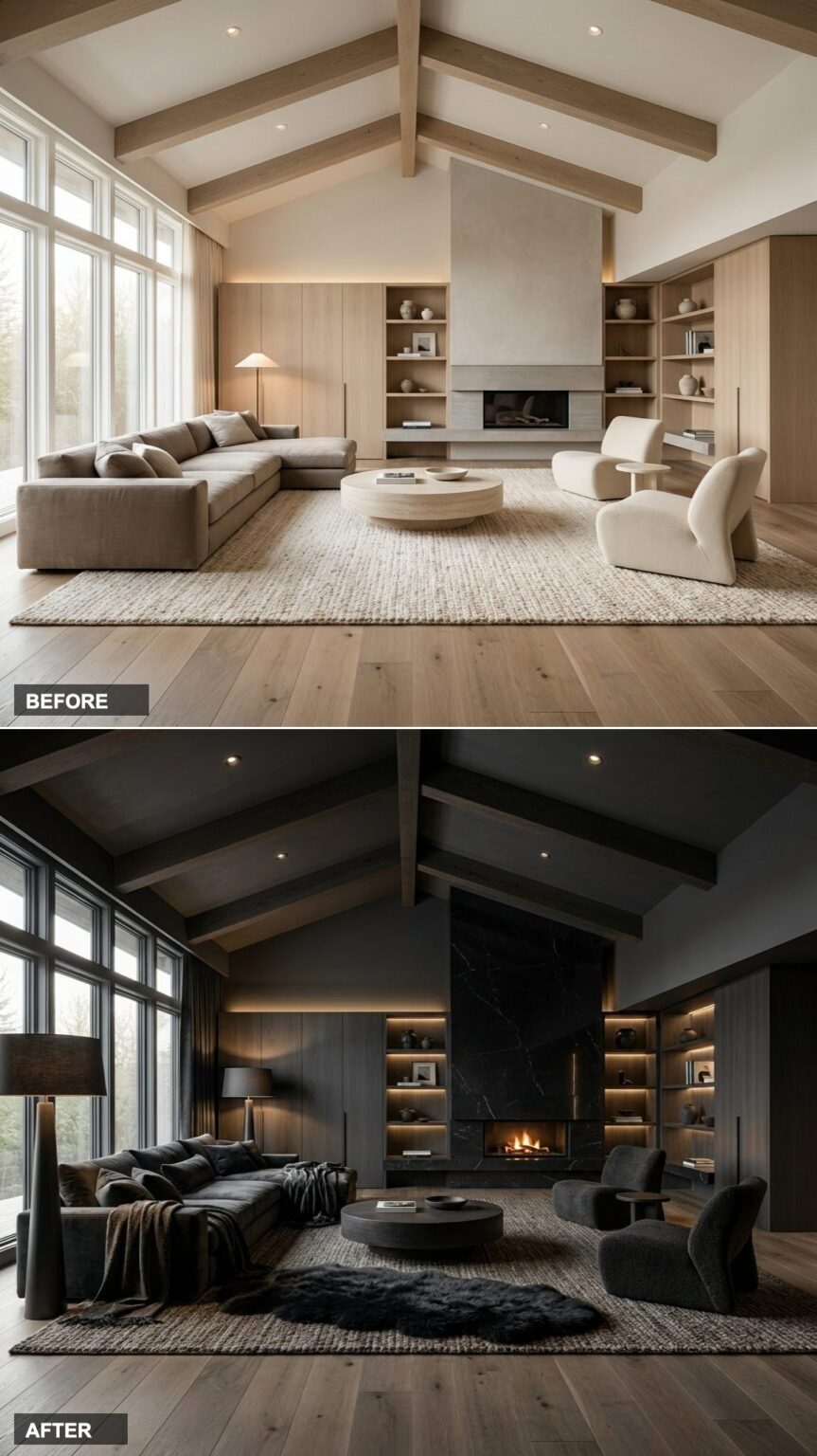 37 Before and After Living Room Designs for Homeowners Who Secretly ...