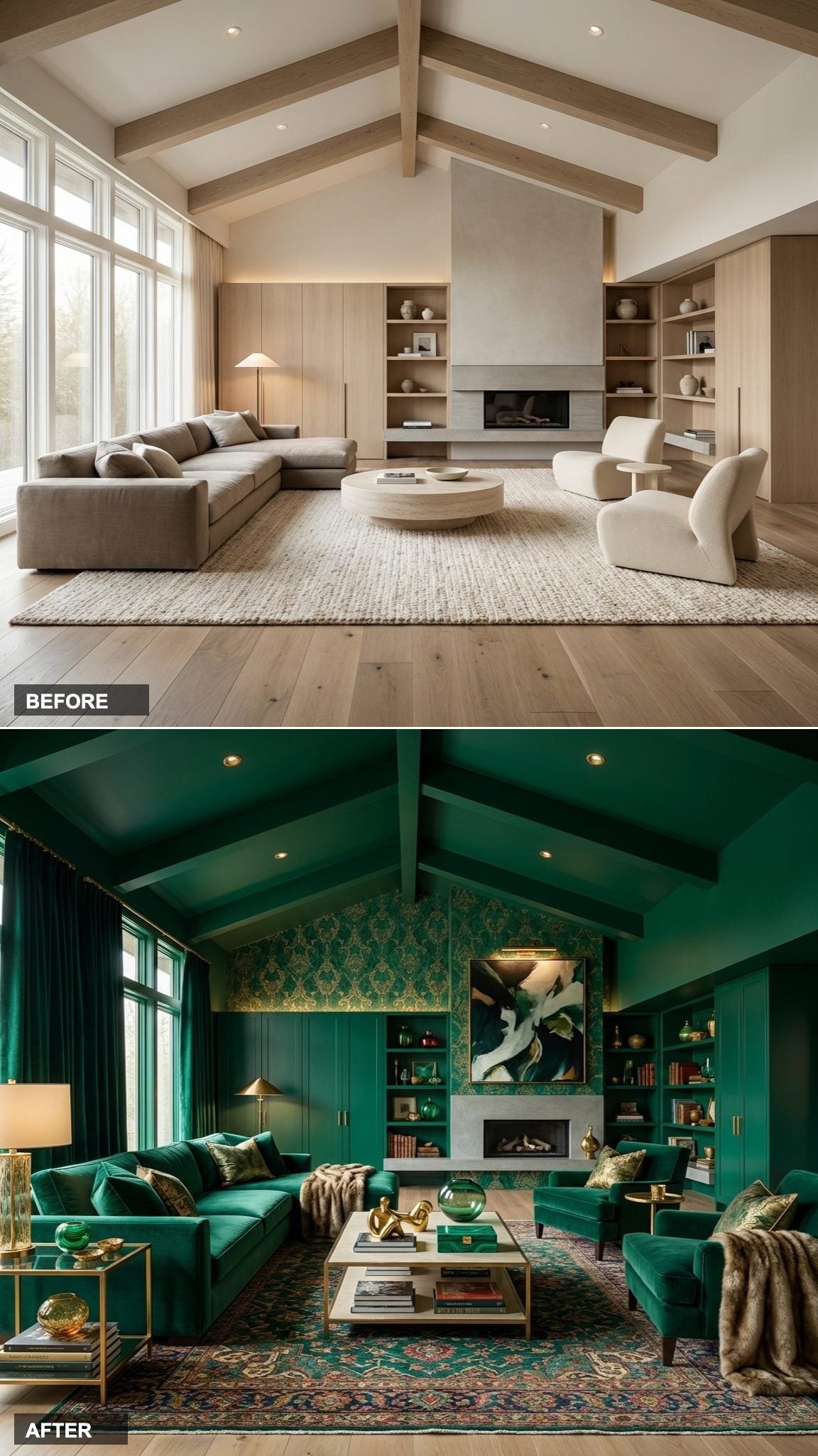 From Flat and Forgettable to Warm Tuscan Farmhouse