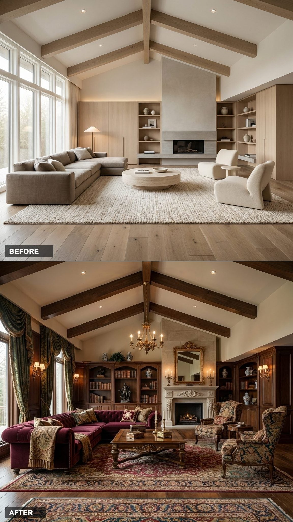 From Vertical Blinds to Bohemian Maximalist Dream (With Restraint)