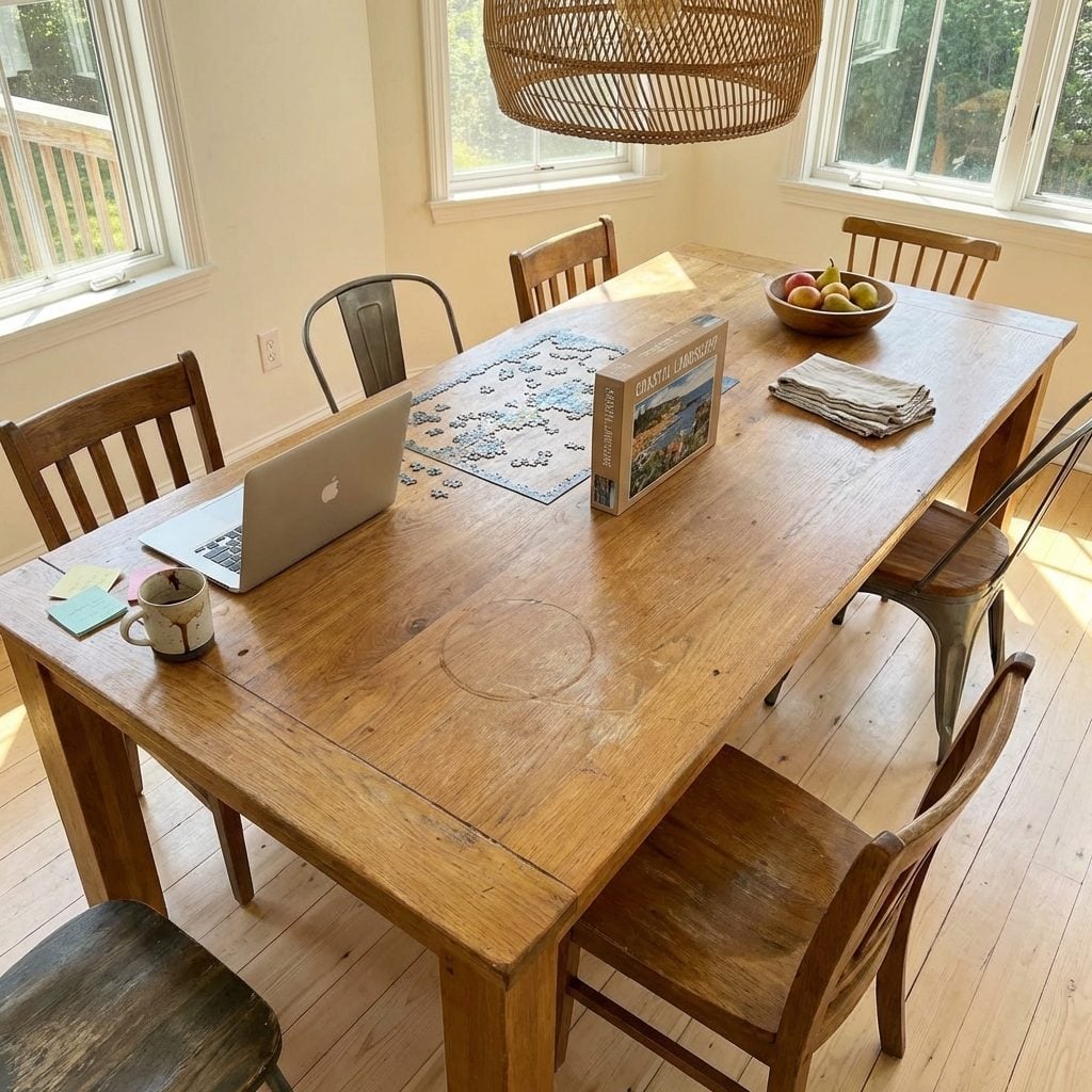 The Dining Table Is Doing at Least Five Jobs and Nobody Minds