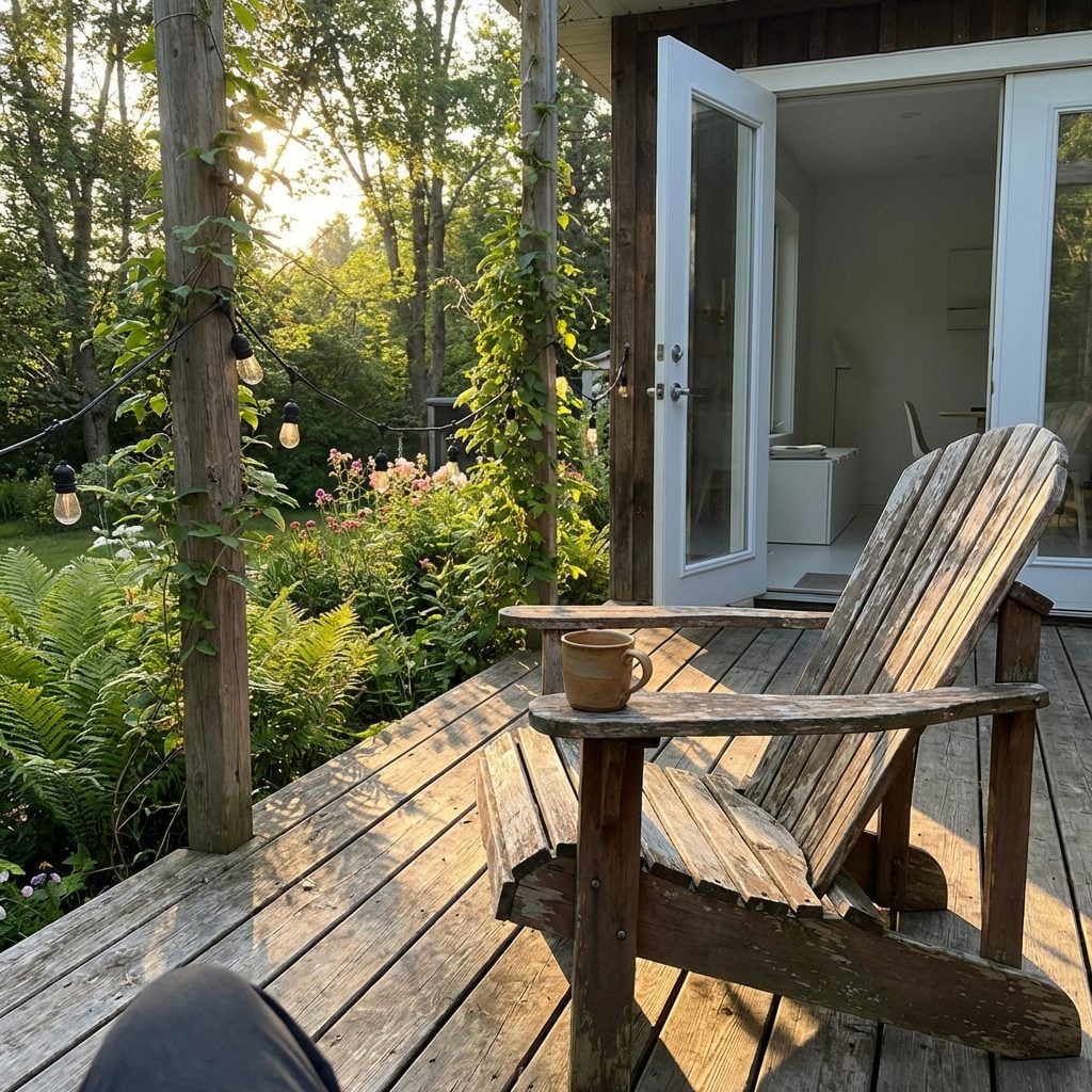 You Feel More Like Yourself on the Back Porch Than Anywhere Inside