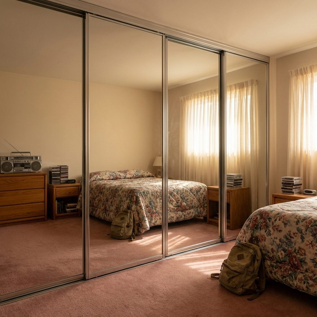 Sliding Mirrored Closet Doors That Made Every Bedroom Feel Twice as Big