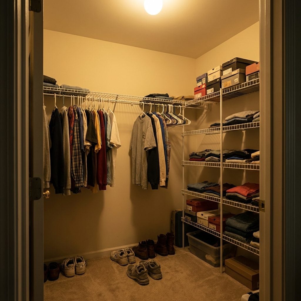 White Wire Shelving Systems That Went Into Approximately Every Closet in America