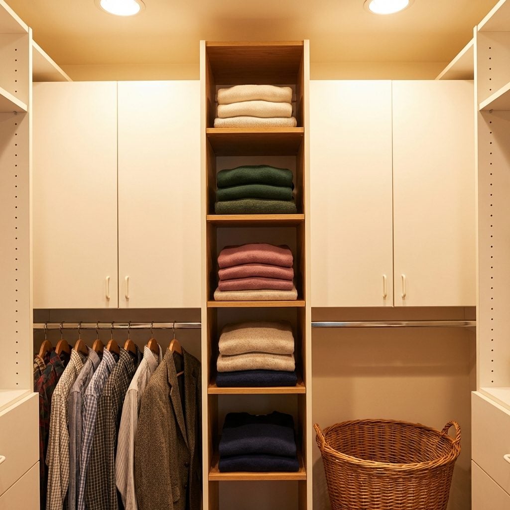 Sweater Cubbies With Proper Divided Shelving