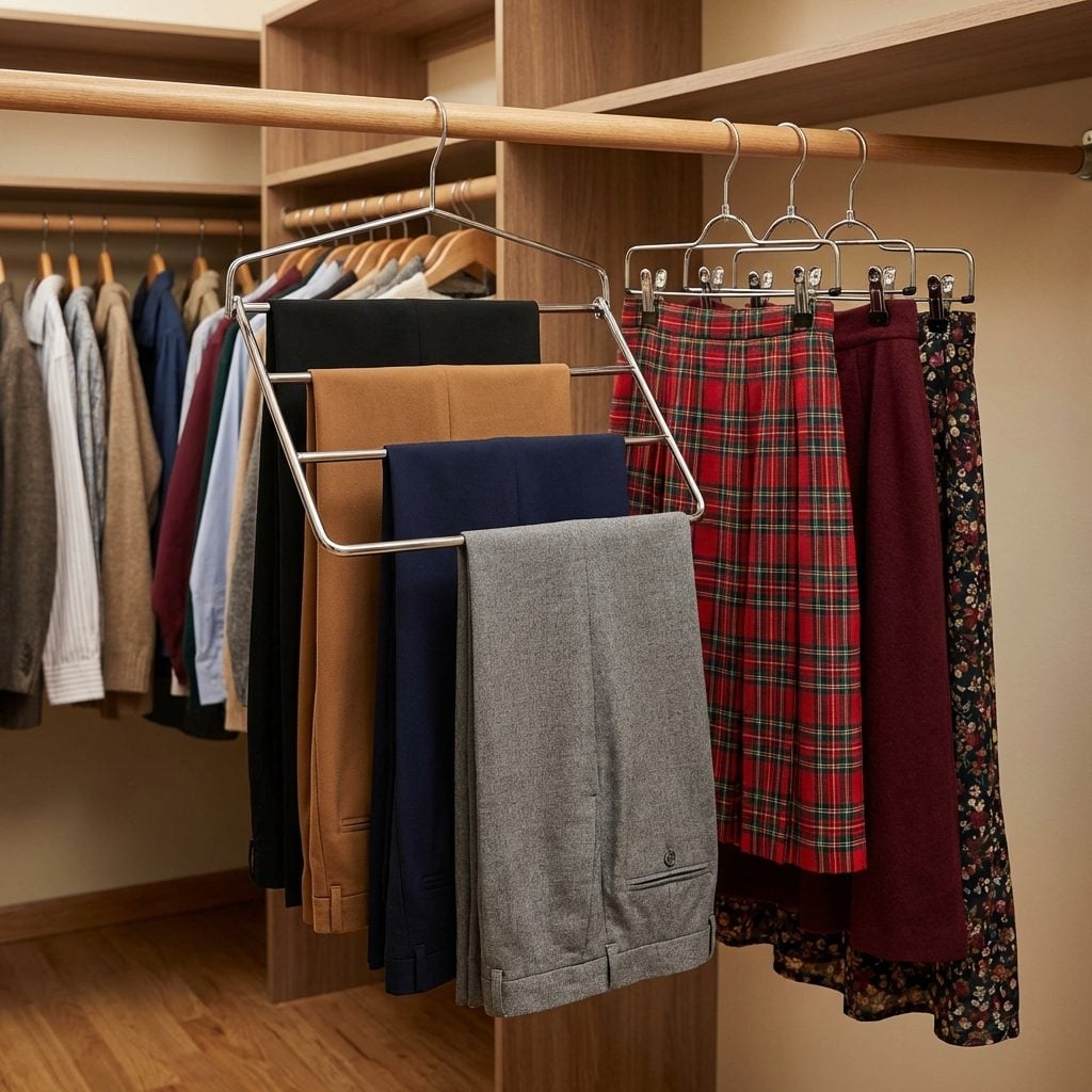 Tiered Skirt and Trouser Hangers