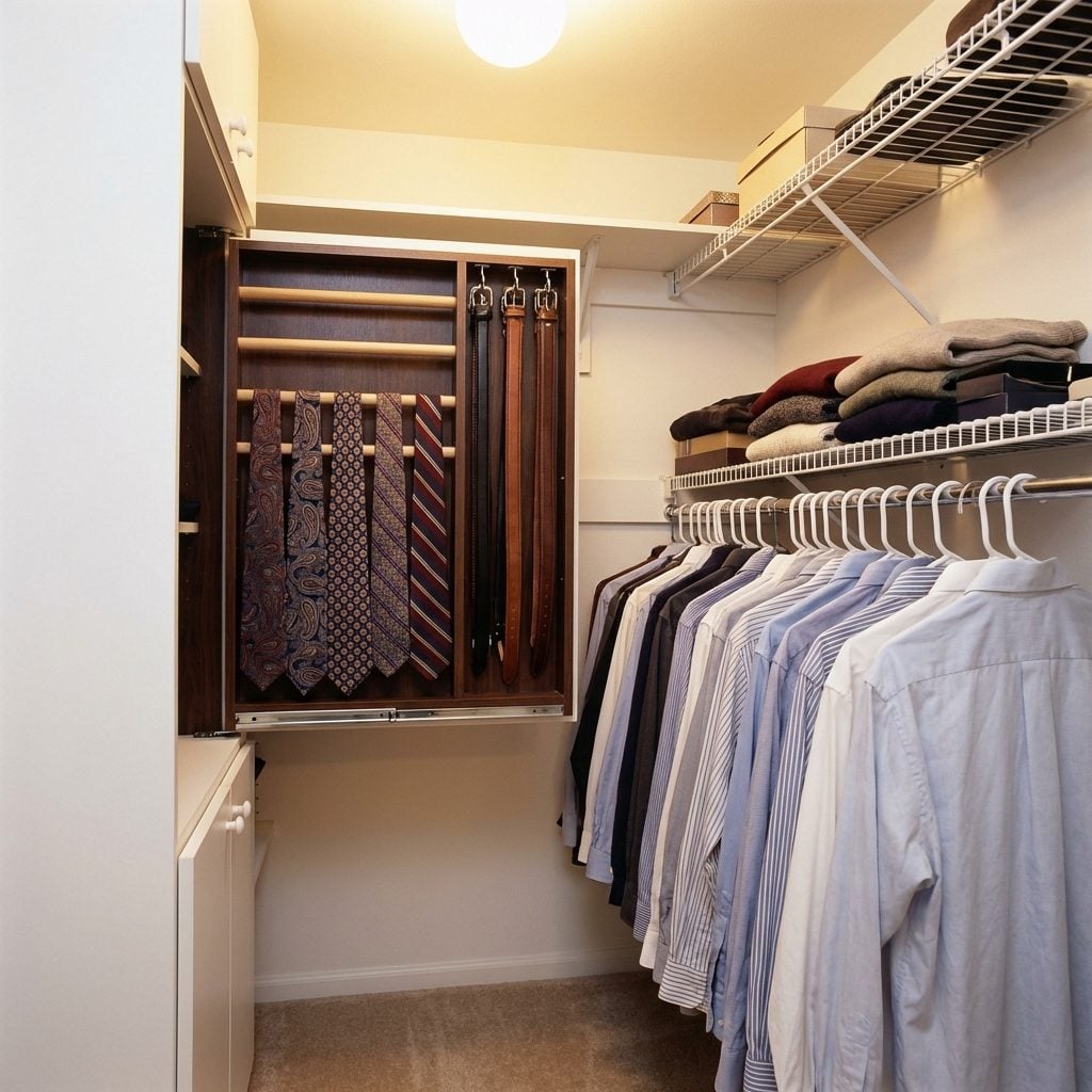The Pull-Out Belt and Tie Organizer That Lived Behind the Door