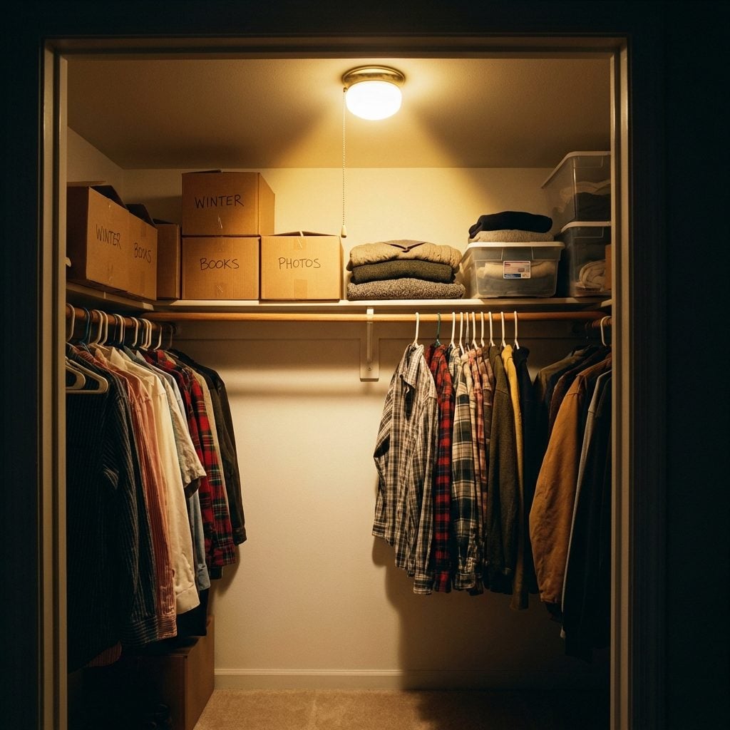 The Overhead Shelf Light That Finally Let You See What Was Up There