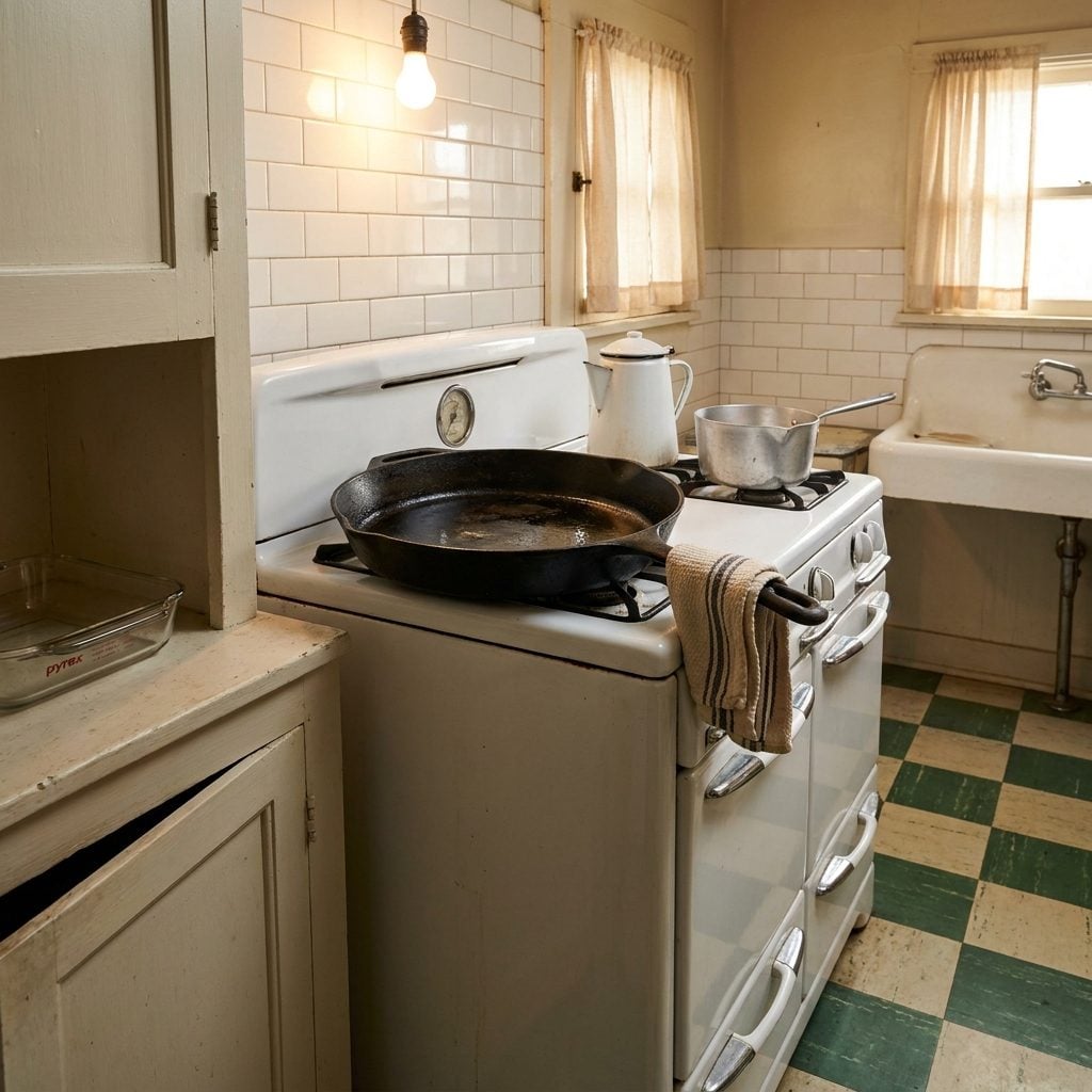 The Cast Iron Skillet That Never Fully Cooled Down