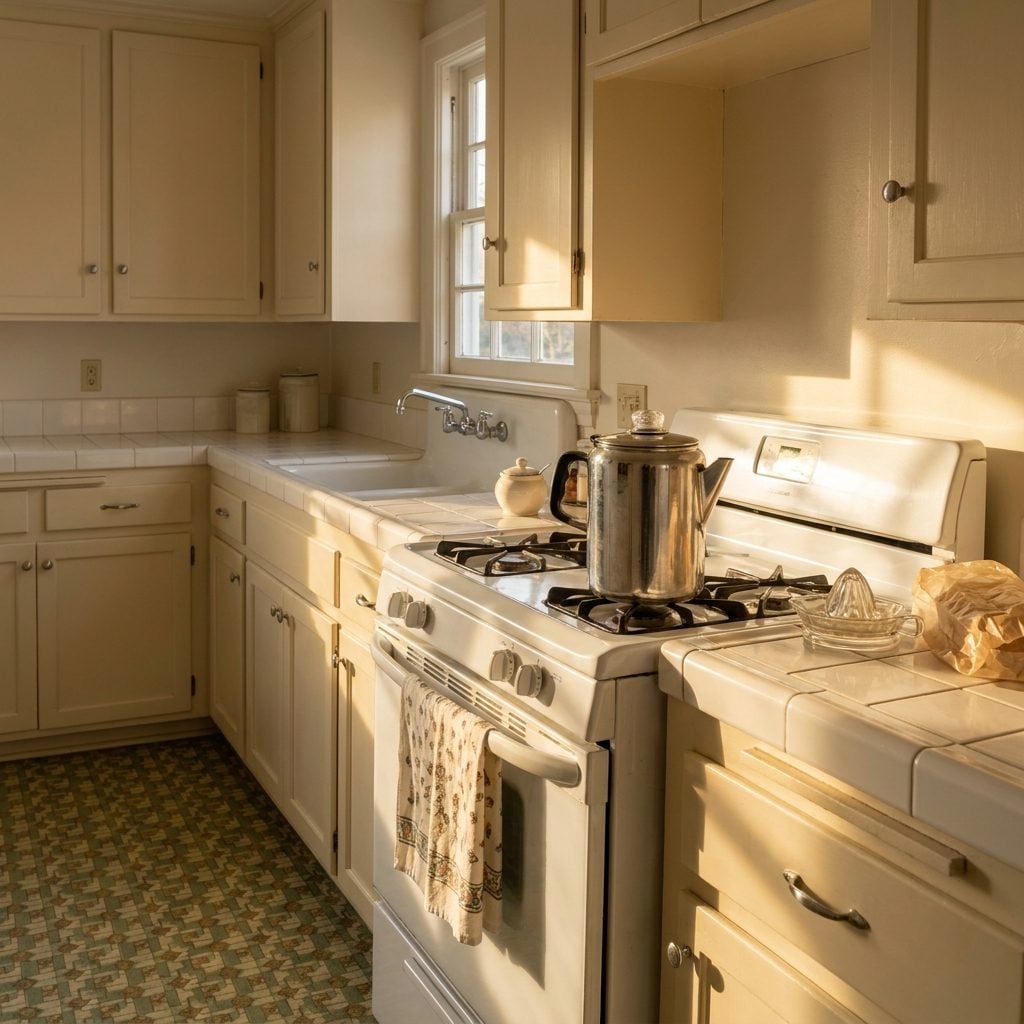 The Stovetop Percolator That Announced Breakfast Before Anyone Was Awake
