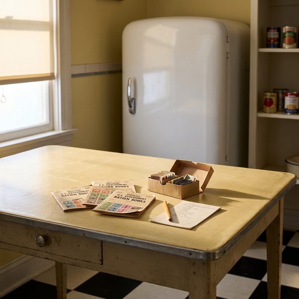 The Ration Book Drawer: Stamps, Coupon Books, and the Arithmetic of Enough