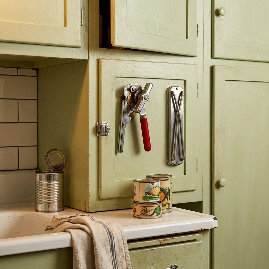 The Wall-Mounted Can Opener and Knife Sharpener That Never Left Their Post