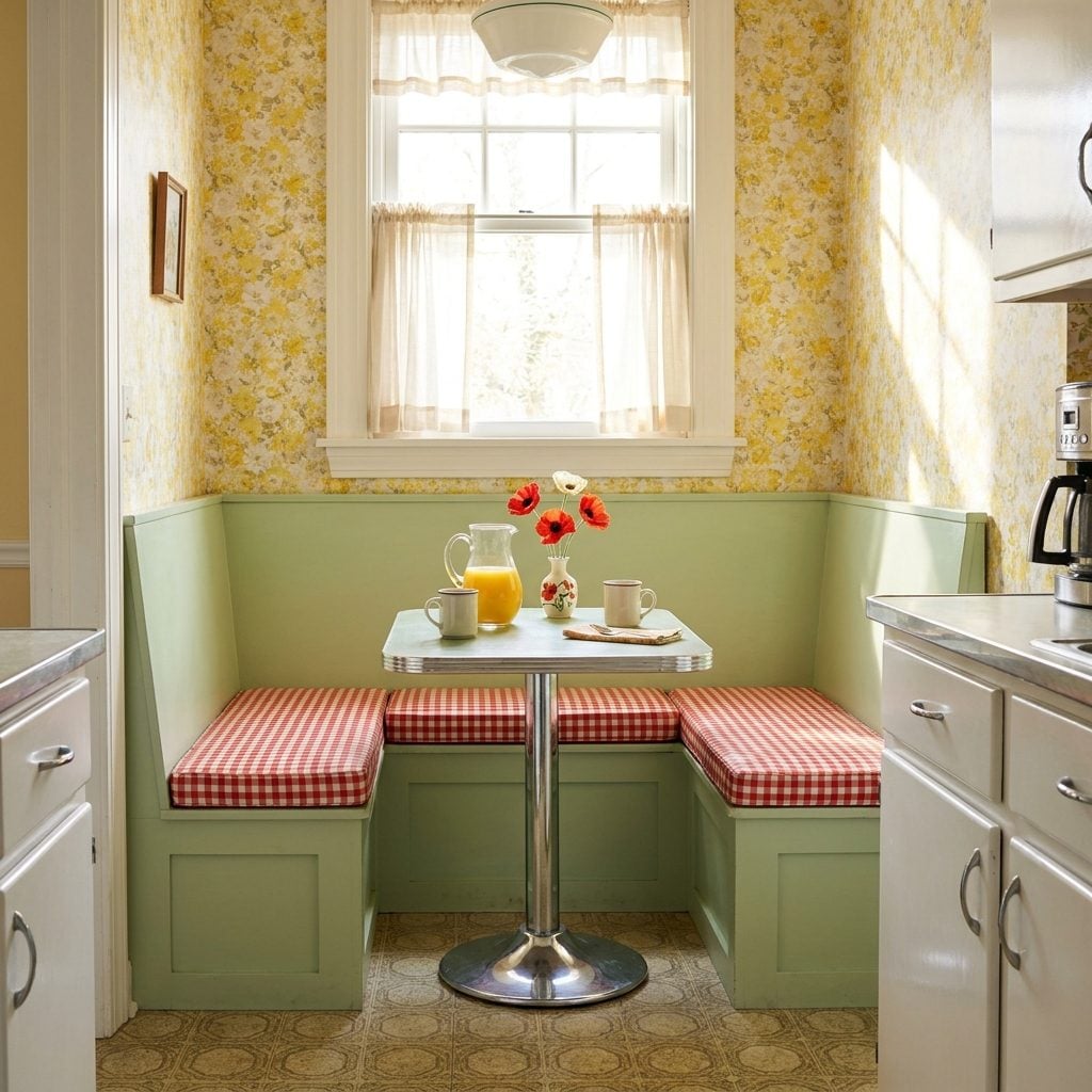 The Built-In Breakfast Nook That Made Every Morning Feel Like a Diner Booth