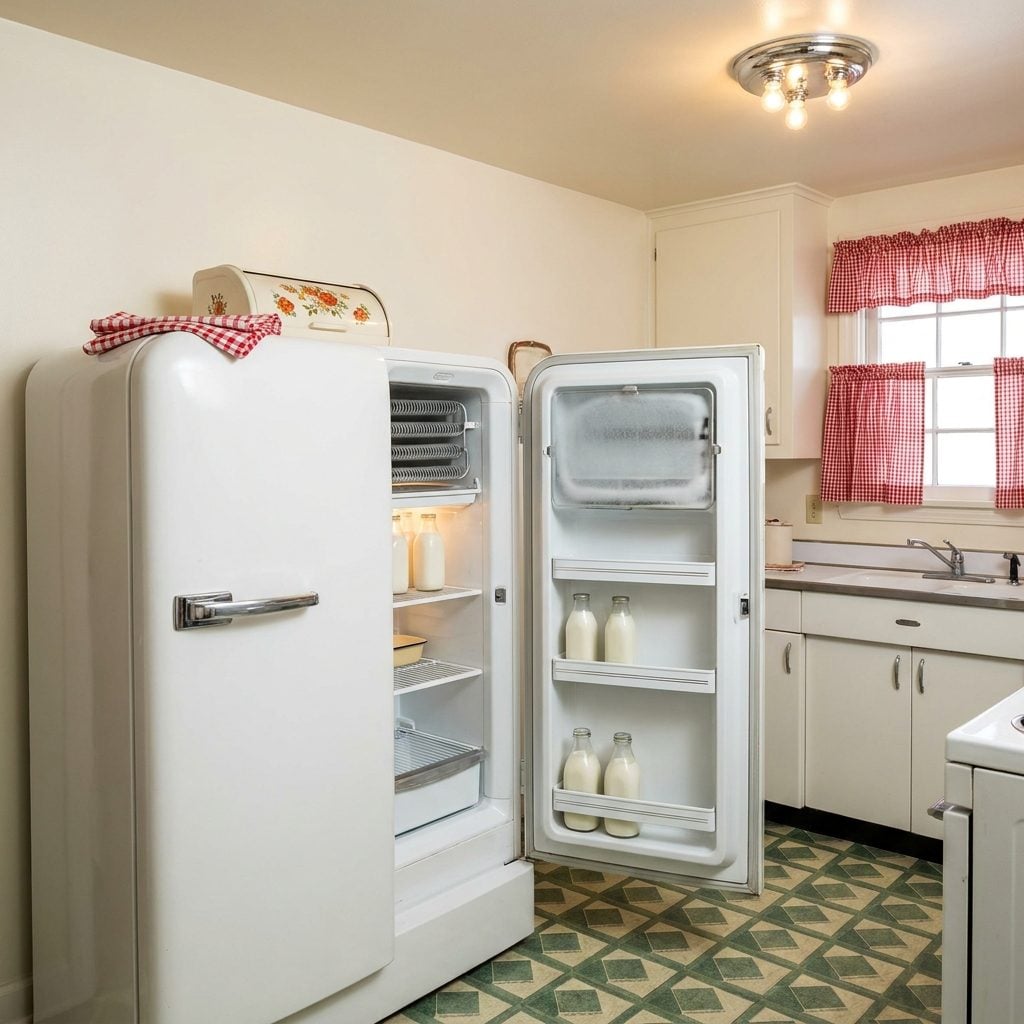 The Rounded-Shoulder Refrigerator with Chrome Handles That Looked Like It Was from Another Planet