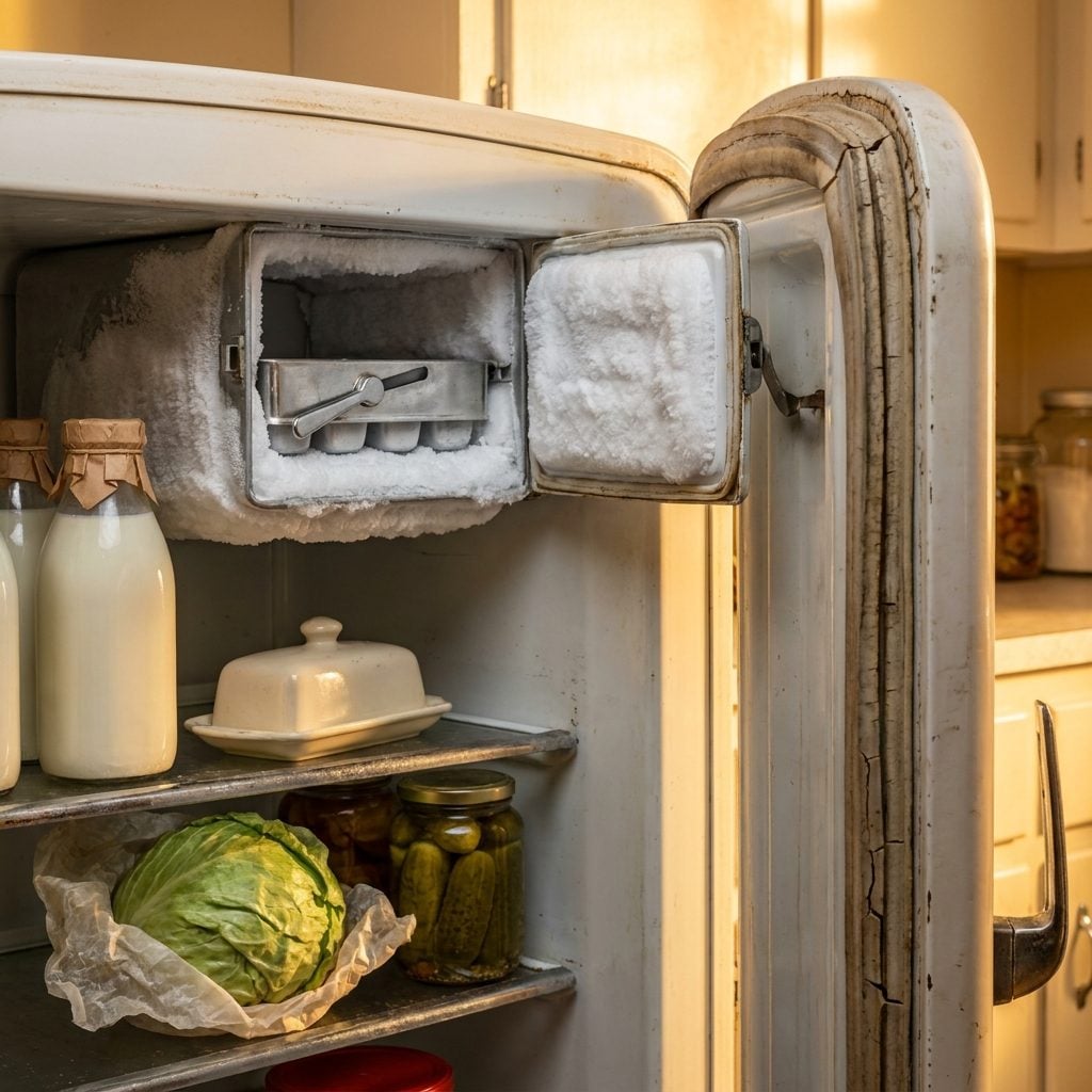 The Little Freezer Compartment That Fit Exactly One Ice Cube Tray