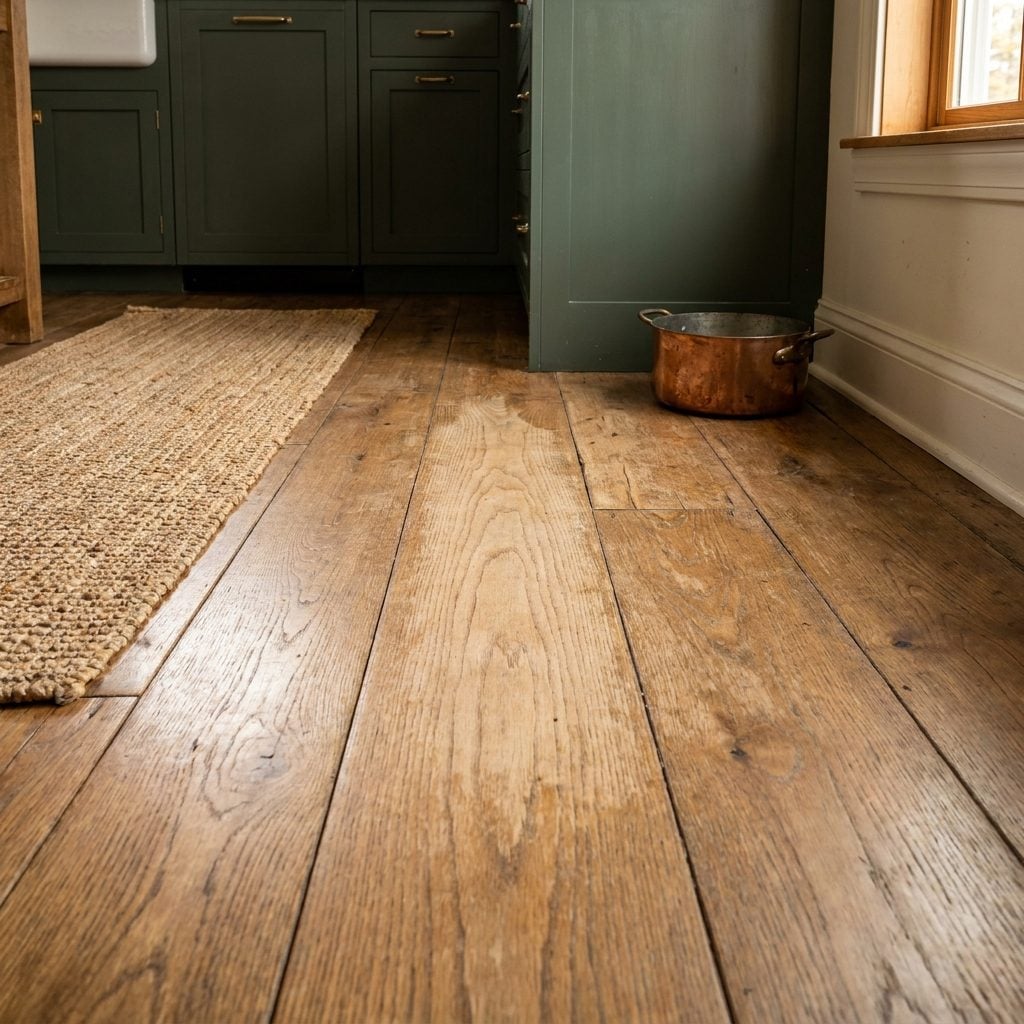 The Floors Have a Worn Path from the Sink to the Stove That No One Would Ever Refinish