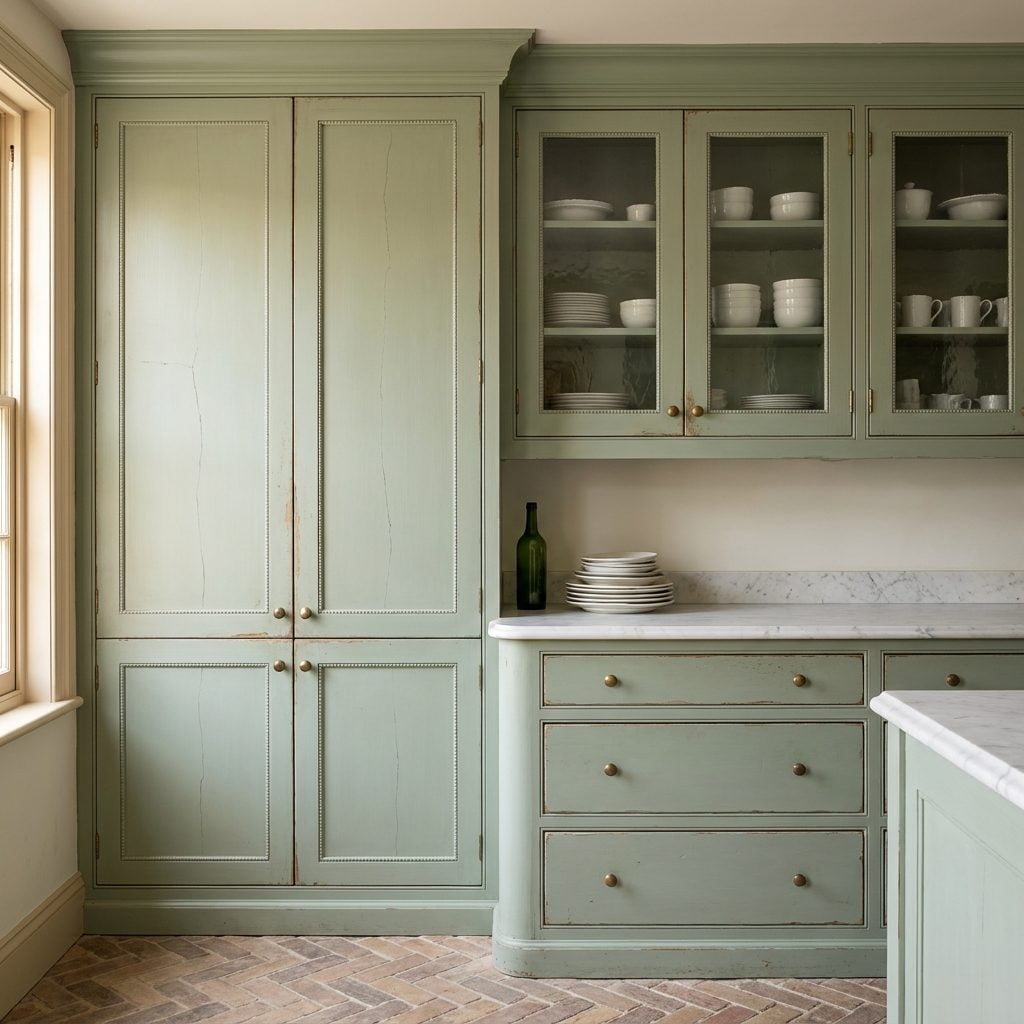 The Cabinets Were Painted in a Color That Doesn't Have a Trendy Name