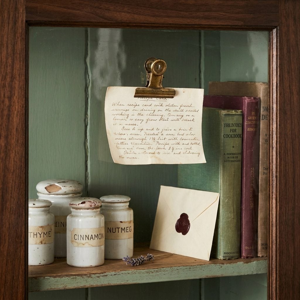 There's a Handwritten Note Tucked Behind the Spice Rack That Nobody Talks About