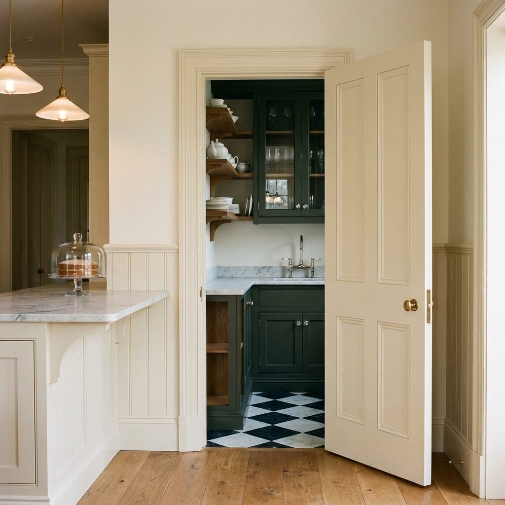 There's an Entire Second Kitchen Behind a Door You Didn't Notice