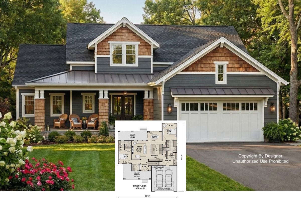 Distant Shores 4-Bedroom Craftsman-Style Home with Loft and Open-Concept Living (Floor Plan)