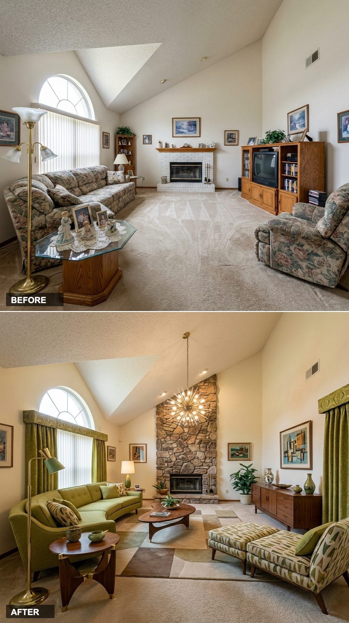 Scandinavian Mid-Century Cool with Blonde Teak and Wool Boucle