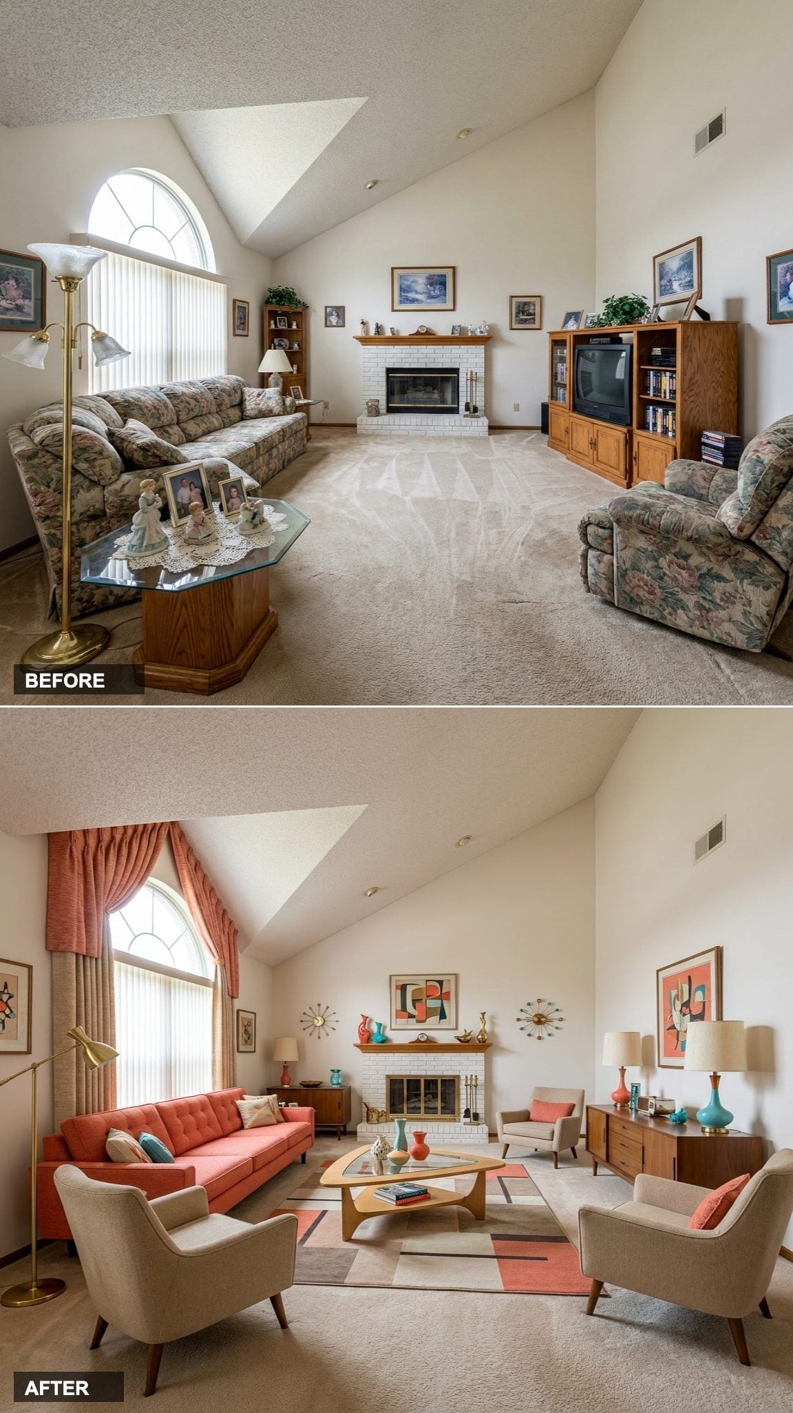 Pastel Diner Pop with Pink Vinyl, Chrome Legs, and Formica Flash