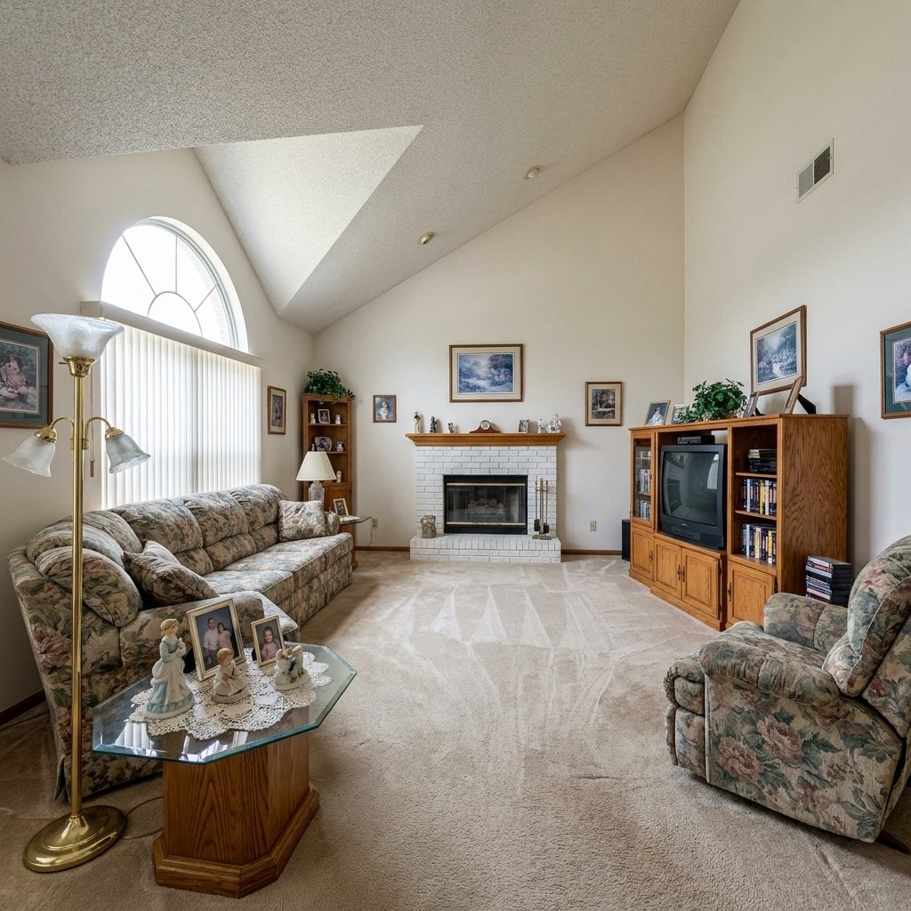 Their Living Room Was Hopeless. We Fed the Photo to AI and Asked It to Turn It Into a 1950s Masterpiece. These Are the 40 Before & After Results