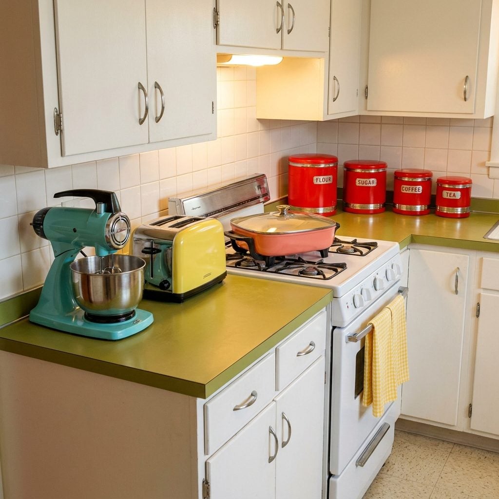 Brightly Colored Small Appliances That Made the Counter Look Like a Candy Store