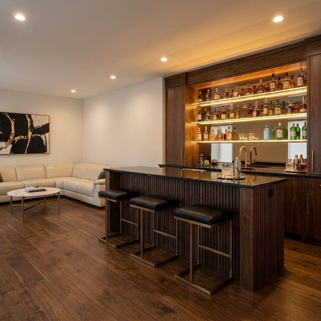 There's a Full Bar in the Living Room and Nobody Seems to Find That Unusual